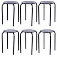 thumbnail image 2 of HOMETRENDS Stackable Metal Stool, 2 of 5