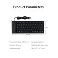 thumbnail image 2 of VONKY Mini Clavier Filaire USB 84 Touches Étanche pour PC de Bureau Ordinateur Portable, 2 of 5