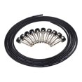 thumbnail image 2 of Solderless Guitar Pedal Patch Cable Set Flexible 3 Meters 10ft Wire for Bass, 2 of 8