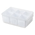 thumbnail image 1 of TIELUTT And Convenient Scallion Preservation with Lid Divided Long Food Storage Containers Airtight Pet Food Container Storage Organizer for Organizers and Storage for Kitchen Kitchen Organization, 1 of 8
