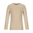 thumbnail image 3 of RXIRUCGD T-shirt Tricoté d'Été Uni à Col Rond à Manches Courtes pour Homme, Kaki, Taille : M, 3 of 5