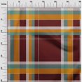 thumbnail image 2 of oneOone Polyester Lycra Fabric Madras Check Printed Fabric 1 Yard 56 Inch Wide, 2 of 4