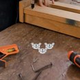 thumbnail image 2 of KAKOWELY wing nuts assorted sizes 20 PCS Wing Nut Assorted Sizes Wing Nuts For Hurricane Shutters With Stainless Steel Finish And Washer Base0.75"X0.75"X0.55", 2 of 4