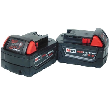 Milwaukee M18 Lithium-Ion 18V 5Ah Batterie à Capacité Prolongée 48-11-1852