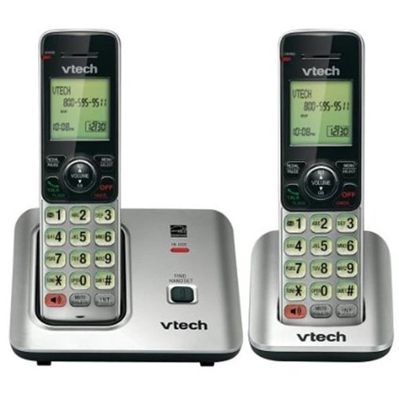 Vtech 80-8612-00 2 Handset Cordless Phone System CS6619-2 with Caller ID and Call Waiting