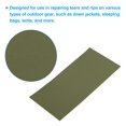 thumbnail image 3 of Unique Bargains Down Jacket Repair Patch 4' x 8', 2 Pack Self Adhesive Nylon Fabric Patch, Green, 3 of 5