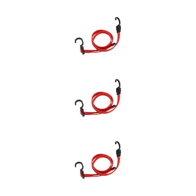Baohd 1/2/3/5 Sangle de Chargement à Haute Résistance - Fiable et Résistant à l'Abrasion pour Sécuriser les Objets de Valeur Durable Bagages Réfléchissant Rouge 120cm 3PCS