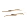 thumbnail image 1 of Ensemble de Pinces pour Extensions de Cils, Pinces Individuelles pour Extensions de Cils 2 Pcs pour la Maison, 1 of 8