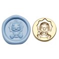 thumbnail image 1 of -shaped Stamp Head 3D Relief Copper Head for Wedding Card (Triceratops), 1 of 10