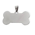 thumbnail image 4 of HEVIRGO Mignon Personnalisé Gravé en Acier Inoxydable Chien Chats Nom d'Identification Blanc d'Os Tags, 4 of 11