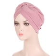 thumbnail image 4 of Turbans pour Femmes Nœud Pré-Noué Bonnet Bonnet Chapeaux, 4 of 4