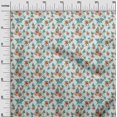 thumbnail image 3 of oneOone Silk Tabby Light Blue Fabric Florals Craft Projects Decor Fabric Printed By The Yard 42 Inch Wide, 3 of 4