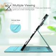 thumbnail image 5 of Étui Folio pour iPad Pro 12.9 Pouces 6e Génération 2022, Support Intelligent Multi-Angle avec Porte-Crayon et Poche, 5 of 5
