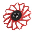 thumbnail image 3 of Rouleau de Dérailleur Arrière de Vélo, Roulement en Métal pour Vélo de Montagne Rouge, 3 of 8