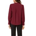 thumbnail image 3 of INSPIRE CHIC Chemises à Manches Longues pour Femmes avec Col Montant et Boutons, 3 of 6