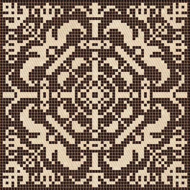Ahgly Company Tapis d'Intérieur Lavables en Machine, Carrés de Nuit Transitionnels, Carrés de 8'