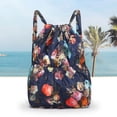 thumbnail image 2 of Rbaofujie Waterproof Drawstring Gym Backpack Bag for Men & Women, Sport Gym Sack Mini Travel Daypack, 2 of 3