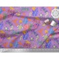 thumbnail image 2 of Soimoi Rayon Fabric Coral,Fish & Sea Turtle Ocean Print Fabric by Yard 56 Inch Wide, 2 of 3