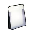 thumbnail image 2 of DYNWAVECA File Bag Art Portfolio Bag Clear Document Holder Waterproof File Organizer Portable for School Classroom Office Projects Home Black, 2 of 10