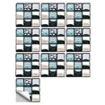 thumbnail image 2 of Affordablo 2025 Back Splash Stick On Tiles For Kitchen Clearance 1Set 10pc Self Adhesive Tile 3D Sticker Kitchen Bathroom Wall Sticker Decoration, 2 of 2