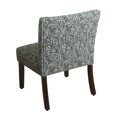 thumbnail image 2 of HomePop Chaise d'Appoint Parker avec Coussin, Tourbillon Turquoise, 2 of 2