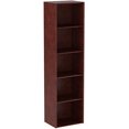 thumbnail image 3 of HODEDAH IMPORT 5 Shelve Bookcase cabinet, Mahogany, 3 of 3