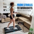 thumbnail image 3 of IMFIT Walking Pad Lite Treadmill | Compact & Space-Saving Design | Quiet 2.5HP Motor | Manual Incline Boost | Real-Time Fitness Tracking | User-Friendly Remote | Supports Up to 265 lbs, 3 of 9