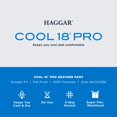 thumbnail image 2 of Haggar Pantalon à devant Plat Coupe Droite Cool 18 Pro pour Hommes, 2 of 4