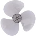 thumbnail image 1 of 12 Inch Plastic Fan Blade 3 Leaves Fan Blade Replacement Electric Fan Blades Part General Fans Accessories for Standing Pedestal Fan Table Fanner Brown Medium Brown Medium Brown Medium, 1 of 5