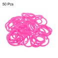 thumbnail image 3 of Unique Bargains Pink 50 Count 2' OD 1.6' ID Loose Leaf Rings Binder Ring Plastic O Rings for Book Scrapbook, 3 of 6
