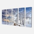 thumbnail image 2 of Cloudscape in White Winter Terrain - Landscape Canvas Art Print, 2 of 3