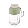 thumbnail image 3 of Portable Blender, Large Capacity Blender 35.19oz for Shakes and Smoothies, Rechargeable USB Personal Blender with Sip Lid, 10-Blade Juicer Cup for Travel, Office, Gym, and Outdoor, 3 of 8