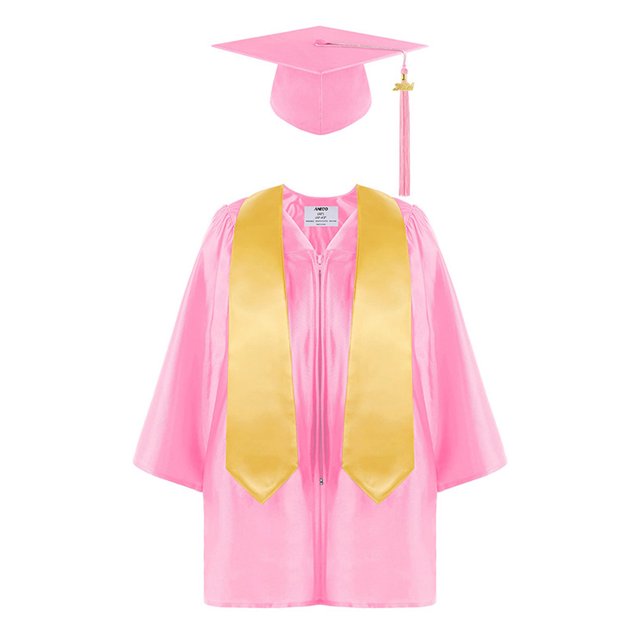 kurtrusly Cloth Toddler Graduation Gown With Tassel For Kids In Kindergarten Graduation Gifts Graduations Cap C