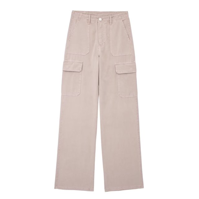 Timegard Pants for Women Straight Leg Solid Color Cargo Pants Lounge Pants with Pockets Fall Outdoor