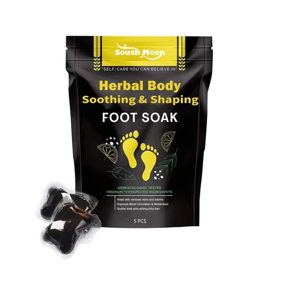 5-25X Herbal Detox& Shaping Foot Soak Foot Cleansing Foot Bath Spa Relax Massage H4F2