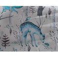 thumbnail image 5 of oneOone Georgette Viscose Light Blue Fabric Deer Craft Projects Decor Fabric Printed By The Yard 42 Inch Wide, 5 of 5