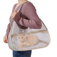 thumbnail image 4 of RKSTN Nylon Mesh Cat pocket Transparent Nylon Mesh Cats Bag Portable Pet Bag Foldable Handheld Cats Bag, 4 of 5