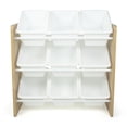 thumbnail image 4 of Humble Crew Journey Toy Storage Organizer with 9 Plastic Storage Bins, Natural/White, 4 of 5