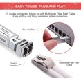 thumbnail image 4 of ipolex Module Émetteur-Récepteur 10Gb/s SFP+ 10GBase-SR pour Cisco SFP-10G-SR Cisco Meraki Ubiquiti D-Link Supermicro Netgear, 4 of 5