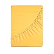 Eoozwa Double Fitted Sheet 80x60 Inch Deep Pocket Non Slip Elastic Edge Mattress Protector Soft Breathable Wrinkle Resistant Machine Washable Bed Cover