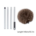 thumbnail image 3 of Ceiling Fan Cleaner Duster with 47 Inches Extension Pole- High Ceiling Fan Blade Cleaning Tool Microfiber Duster Reusable Pads for Cleaning Furniture Clearance, 3 of 6