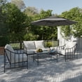 thumbnail image 3 of Mainstays Outdoor Universal Rectangular Patio Furniture Cover With Buckle Closures, Small Size: 106" x 65" x 35" , Black Colour, 3 of 10