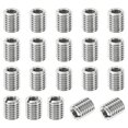 thumbnail image 1 of Unique Bargains Adaptateurs Filetage Manchon Réducteur Écrou 20pcs M12x1.75 Mâle à M8x1.25 Femelle Réparation Insert Écrou 15mm, 1 of 7