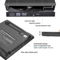 thumbnail image 2 of External CD DVD +/-RW Drive USB 3.0 Protable USB DVD/CD ROM Burner Optical Drive Player Reader Writer Laptop Desktop Computer, Mac MacBook Pro/Air, IMac, Black, 2 of 4