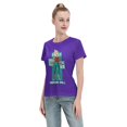 thumbnail image 4 of T-Shirt Basique à Manches Courtes pour Femmes Super Saiyan, 4 of 6