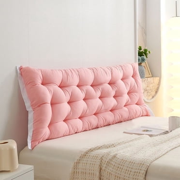 TopLLC Pillow Case Bedside Cushion Bedroom Cushion Bed Back Tatami Soft Package Bed Sofa Polyester Fiber Headboard Mattress