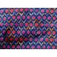 thumbnail image 4 of oneOone Tissu Popeline de Coton Chevron Ikat Imprimé au Mètre 42 Pouces de Large, 4 of 4