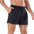 thumbnail image 1 of ohmzyzo Men's Linerless Workout Shorts Lightweight Quick Dry for Running Sports Athletic Gym with Pockets, 1 of 9