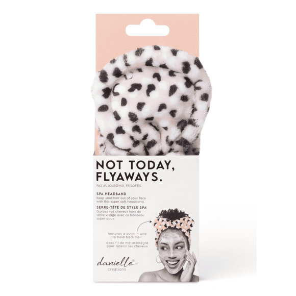 Danielle Creations Polka Dot Spa Headband, Nude