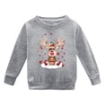 thumbnail image 4 of AJIWYH Chandails à Capuchon pour Filles Chandail à Capuchon pour Enfants d'Automne et d'Hiver à Manches Longues Imprimé de Noël Col Rond pour Garçons et Filles Plus Manteau à Capuchon Chaud Chandails pour Filles Gris, 7-8 Ans, 4 of 4